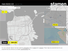 Tablet Screenshot of maps.stamen.com